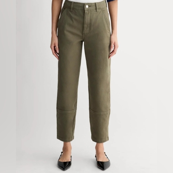 Everlane Pants - Everlane Women's Khaki Cropped Pants - Size 6